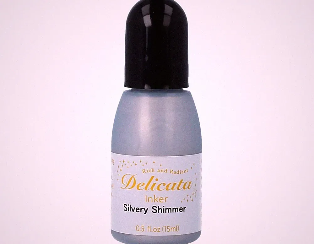0.5oz Liquid Ink Quick Dry Bright Metallic Ink for Stamping Holiday Crafts