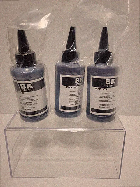 100ml BK Bottle Printer Ink Refill black ink
