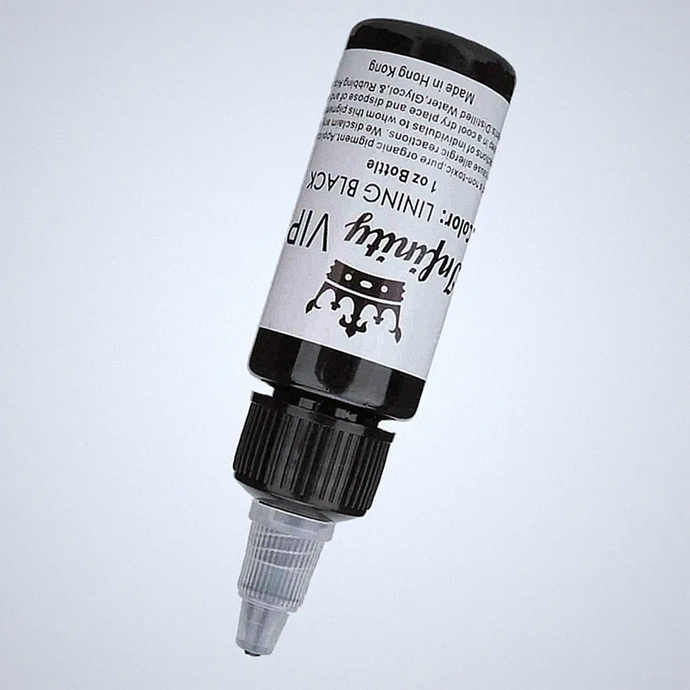 (Black)30ml Semi Permanent Tattoo Pigment Ink Long Lasting Tattoo Inks