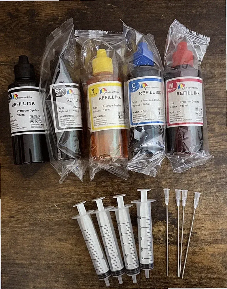 Discount Ink Refill Ink Kit 100ml Ink Bottles