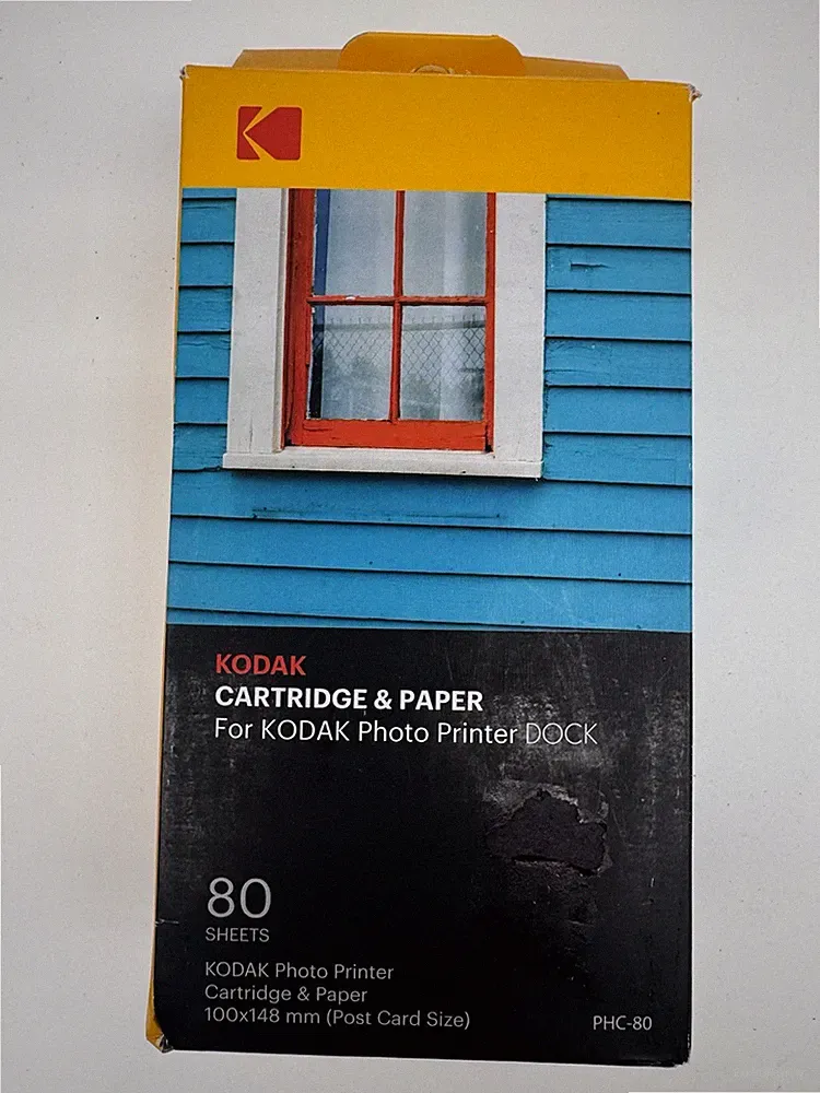 Kodak Cartridge And Paper for Kodak Photo Printer Dock PHC-80 80 Sheets