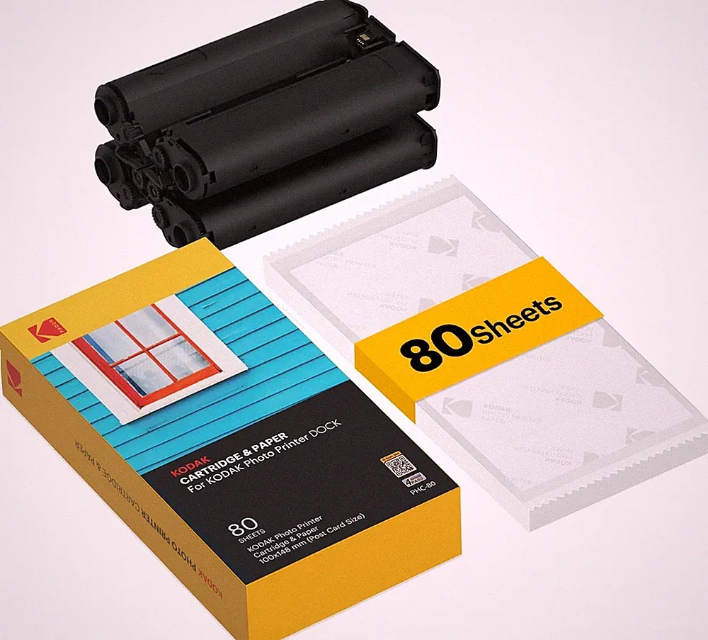 Kodak Dock Plus Photo Paper Cartridge 80 Pack