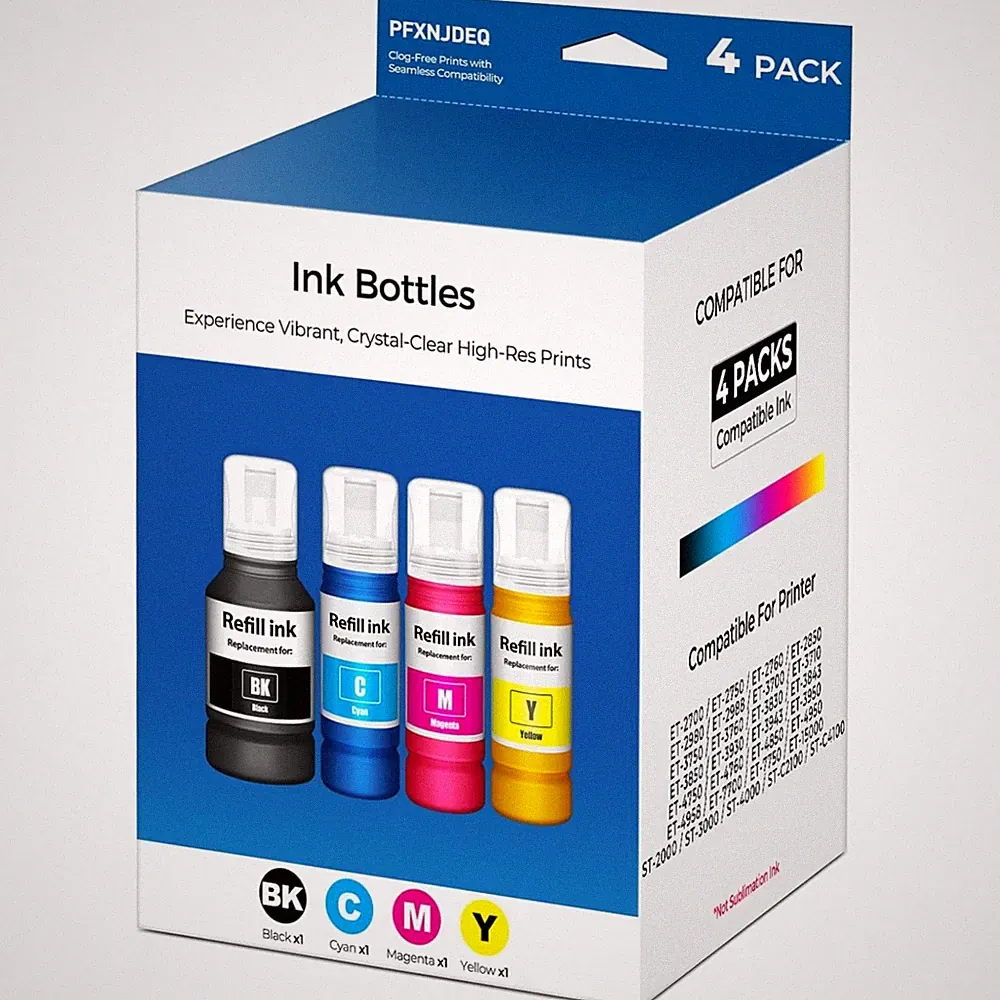 Long-Lasting Ink Refill for ET-2980 ET-3950 ET-4950 Printers