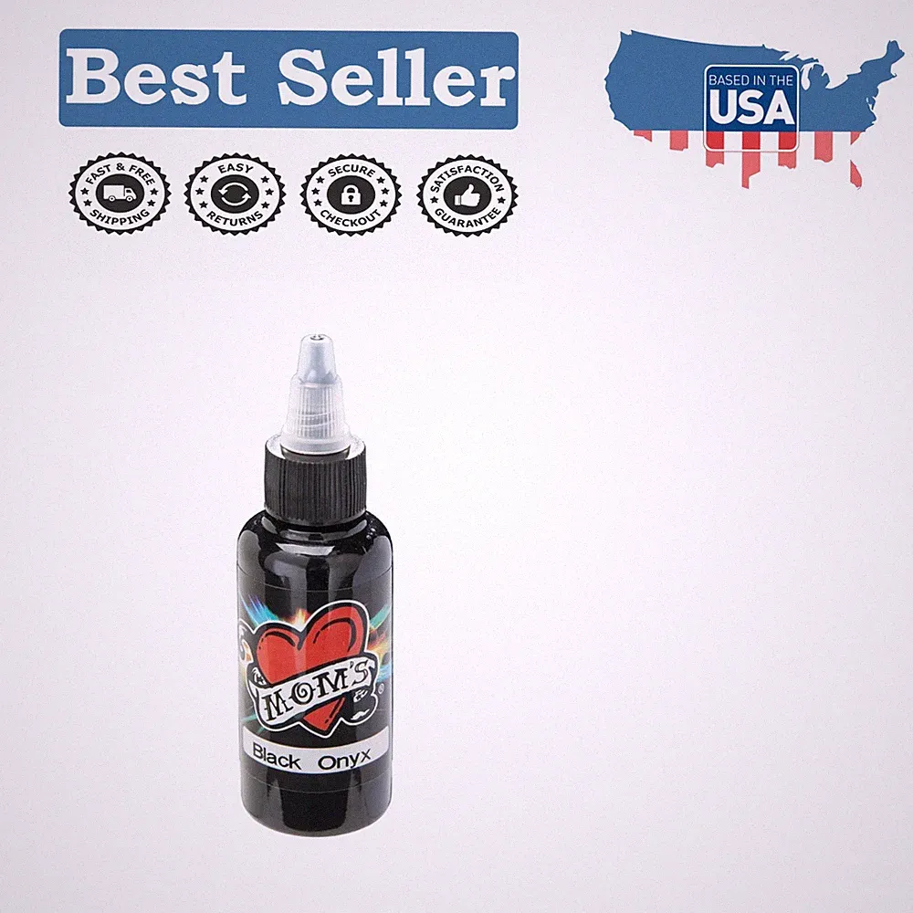 Millennium Black Onyx Tattoo Ink 15ml - Professional Grade, Long-Lasting Color