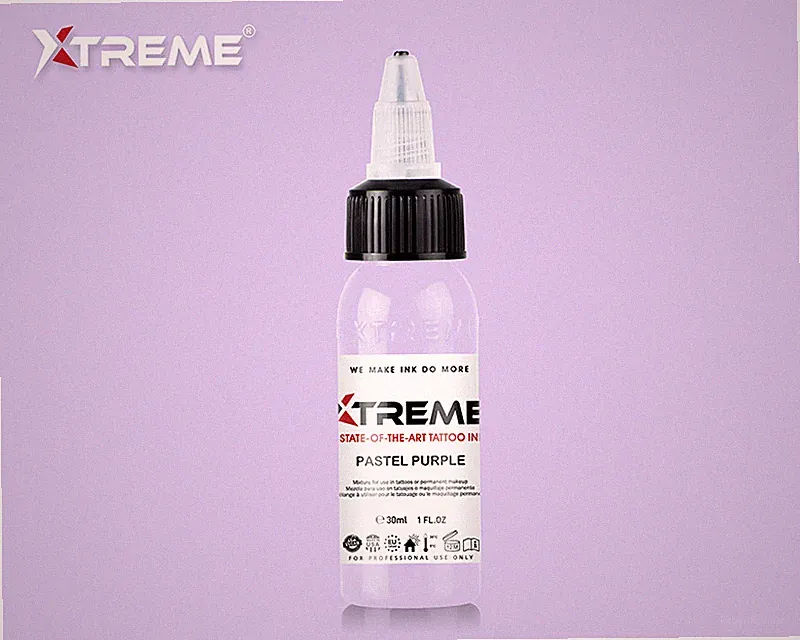 PASTEL PURPLE Xtreme Ink Premium Bright Solid Color Tattoo Pigment Made in USA