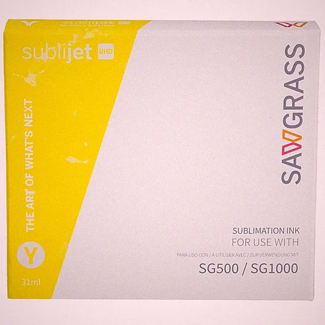 Quality Yellow Sublimation Ink - For All Polyester & Cotton Fabrics